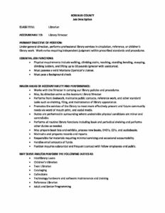 Librarian Job Description Updated October 2020 - Rosebud CountyRosebud ...